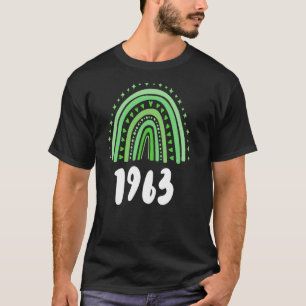 Grüner Regenbogen Jahr der Geburt 1963 T-Shirt