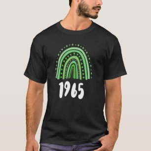 Grüner Regenbogen Jahr der Geburt 1965 T-Shirt