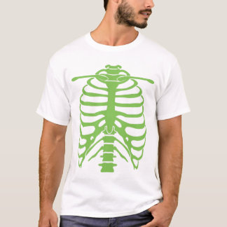 grüner ribcage NeonT - Shirt