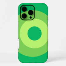 Grüner runder Apple iPhone 16 Pro Max Case