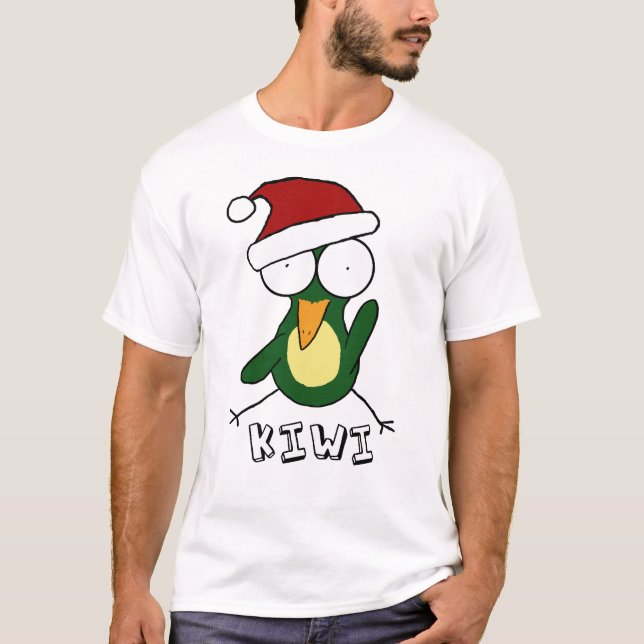 Grüner Sankt-Kiwi-T - Shirt (Vorderseite)