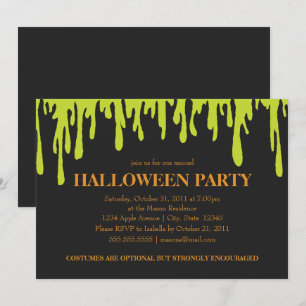 Grüner Schlamm Einladung