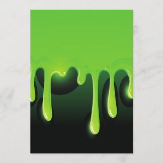 grüner Schleim Einladung