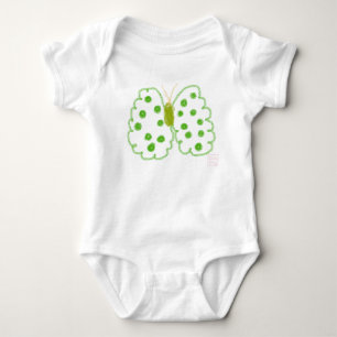 Grüner Schmetterling durch BabyLaia Baby Strampler