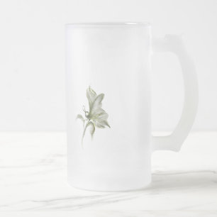Grüner Schmetterling mattierte Tasse