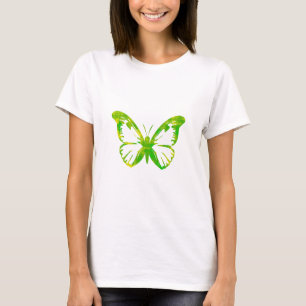 Grüner Schmetterling T-Shirt