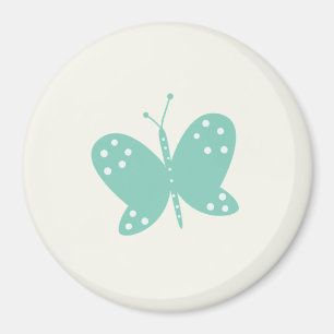 Grüner Schmetterlingsmagnet Magnet