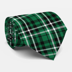 Grüner schottischer Tartan-Karo Krawatte