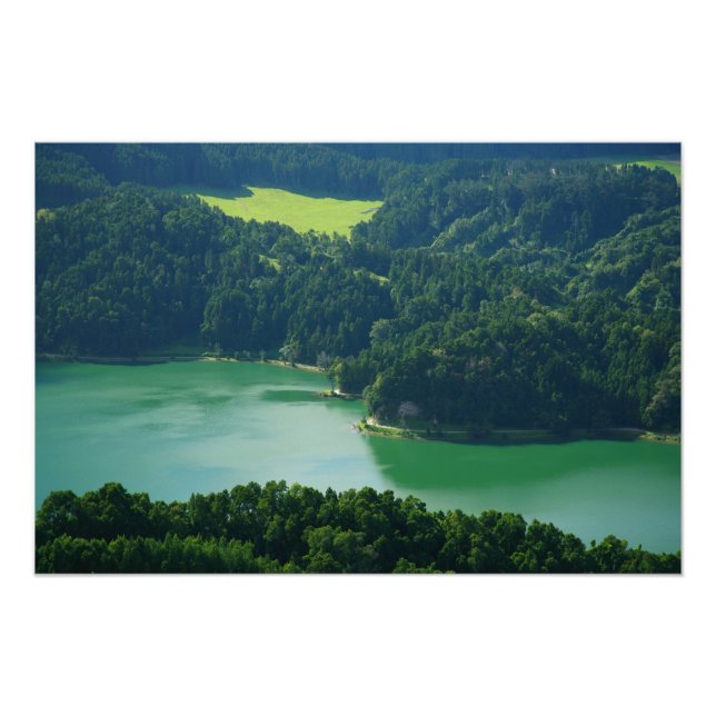 Grüner See Fotodruck (Vorne)