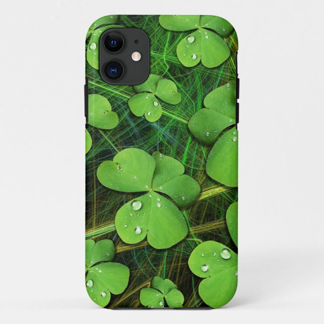 Grüner Shamrock iPhone 5 Hülle von Case-Mate (Rückseite)