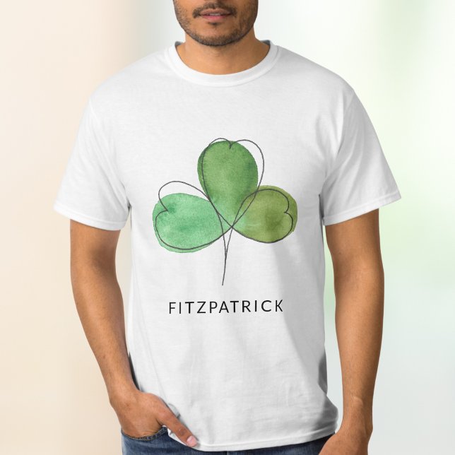Grüner Shamrock Irisches Erbe T-Shirt (Von Creator hochgeladen)