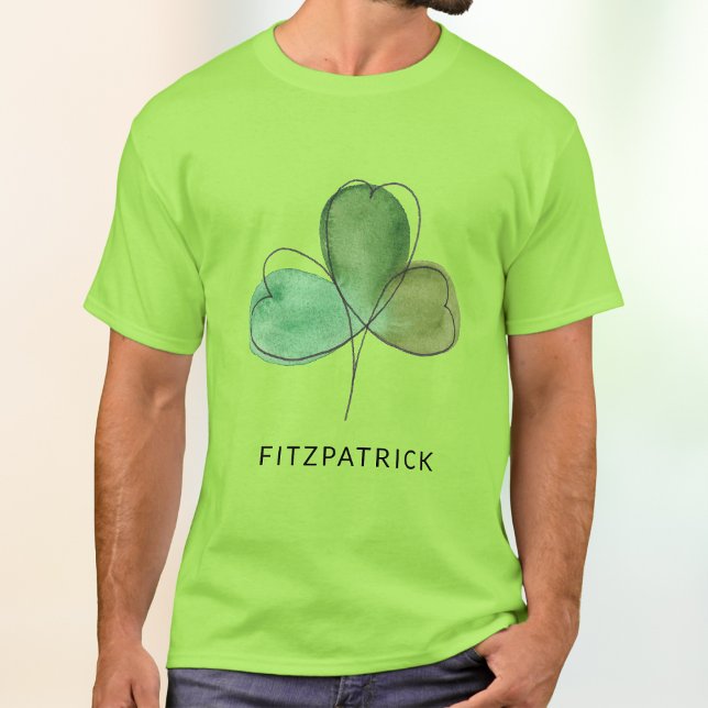 Grüner Shamrock Irisches Erbe T-Shirt (Von Creator hochgeladen)