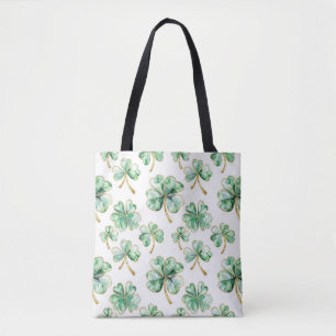 Grüner Shamrock St. Patricks Tag