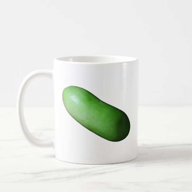 Grüner Squash (Winter Melon) Kaffeetasse (Links)