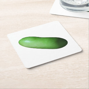 Grüner Squash (Winter Melon) Rechteckiger Pappuntersetzer