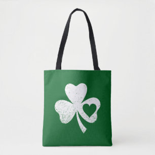 Grüner St. Patricks Day Irischer Patty's Herz Sham