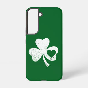 Grüner St. Patricks Day Irischer Patty's Herz Sham Samsung Galaxy Hülle