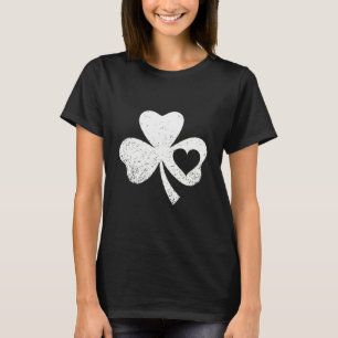 Grüner St. Patricks Day Irischer Patty's Herz Sham T-Shirt