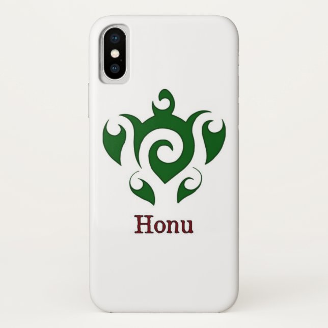 Grüner Stamm Hawaiian Sea Turtle Case-Mate iPhone Hülle (Rückseite)