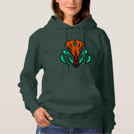 Grüner Stammes-Hoodie Hoodie