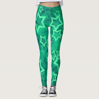 Grüner Stern Leggings