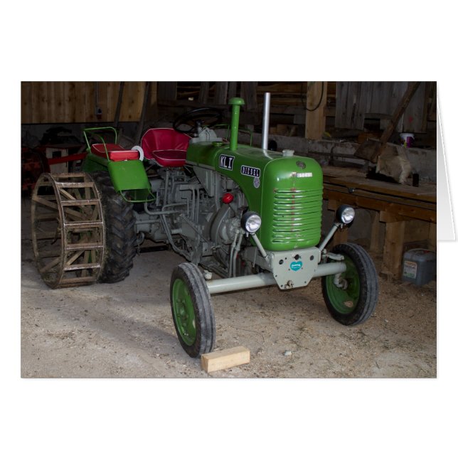 Grüner Steyr Traktor KL I (Vorderseite (Horizontal))