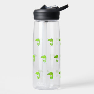 Grüner süßer Chamäleon Trinkflasche