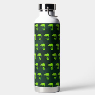 Grüner süßer Chamäleon Trinkflasche