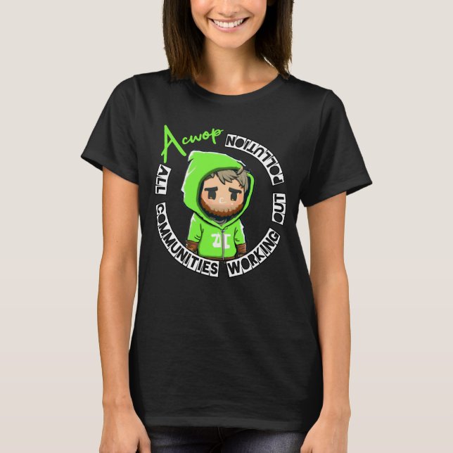 Grüner T - Shirt Frauen (Vorderseite)