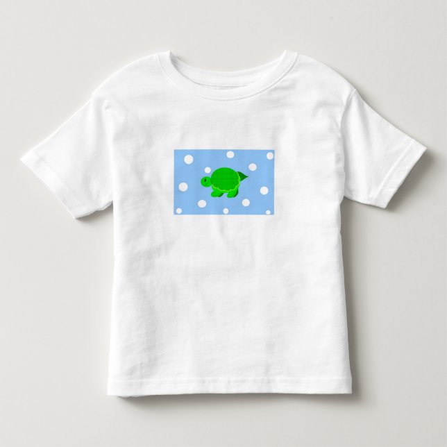 Grüner T - Shirt für Kleinkinder (Vorderseite)