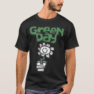Grüner Tag Blume Pot T - Shirt