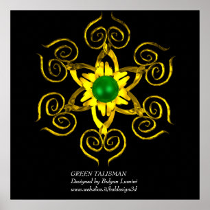 GRÜNER TALISMAN POSTER
