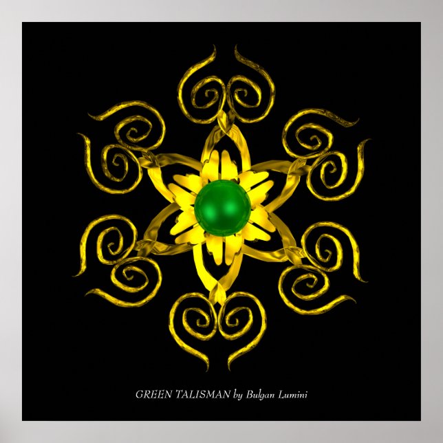 GRÜNER TALISMAN POSTER (Vorne)