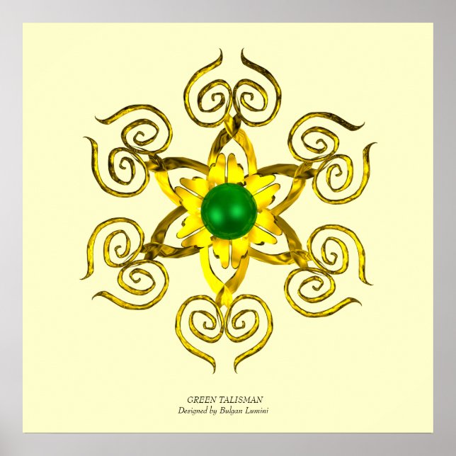 GRÜNER TALISMAN POSTER (Vorne)