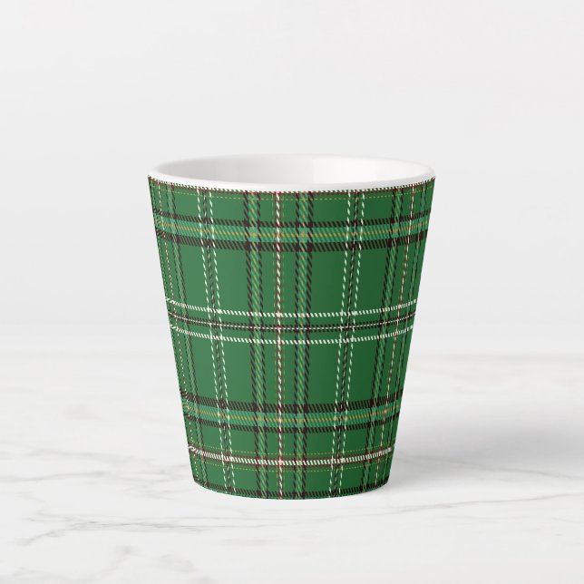 Grüner Tartan      Milchtasse (Vorderseite)