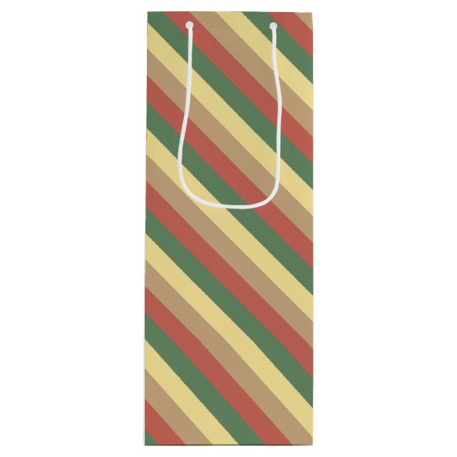 Grüner Tee Geschenktüte Für Weinflaschen (Vorderseite)