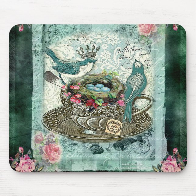 Grüner Tee Mousepad (Vorne)