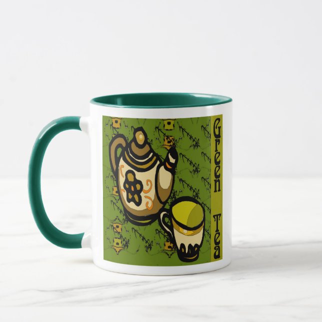 Grüner Tee Tasse (Links)