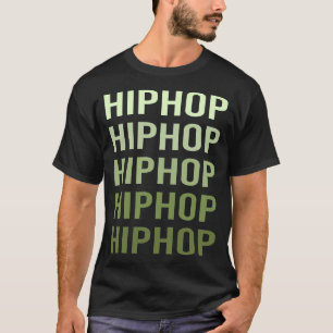 Grüner Text Hip Hop Hiphop T-Shirt