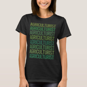 Grüner Text - Landwirt T-Shirt