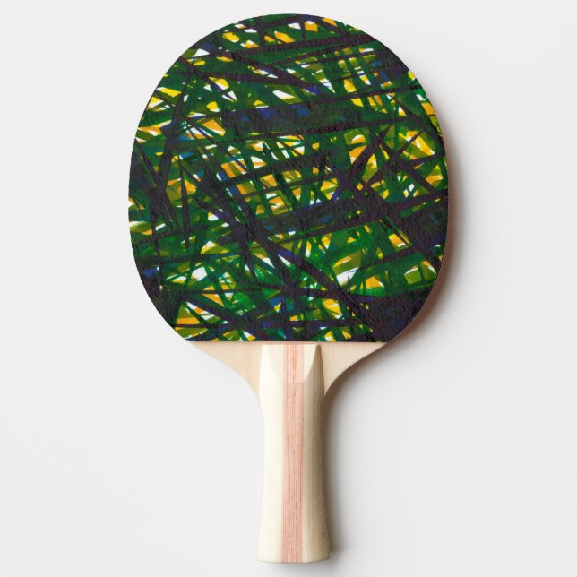 Grüner Thicket II Tischtennis Schläger (Vorderseite)