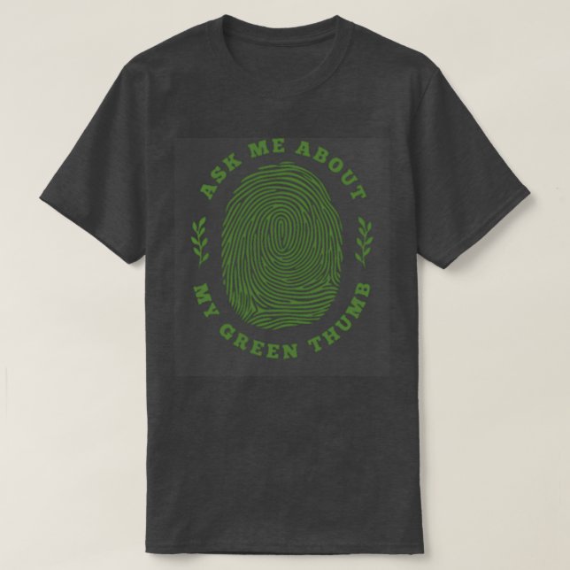Grüner Thumb 4 T-Shirt (Design vorne)