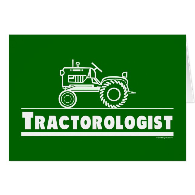 Grüner Traktor (Vorderseite (Horizontal))