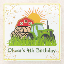 Grüner Traktor | Boys Themed Birthday Party