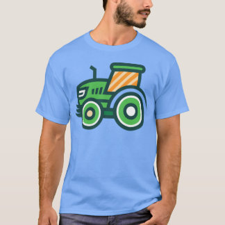 Grüner Traktor - Süße landwirtschaftliche Fahrzeug T-Shirt