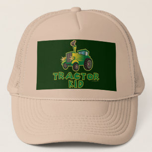 Grüner Traktor Truckerkappe
