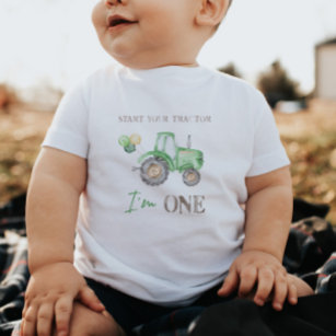 Grüner Traktor zum Geburtstag T - Shirt
