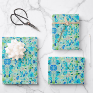 Grüner Traum Geschenkpapier Set