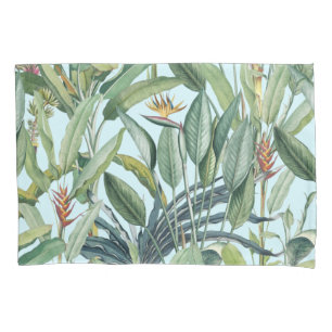 Grüner Tropischer Dschungel Banana Tree Strelitzia Kissenbezug