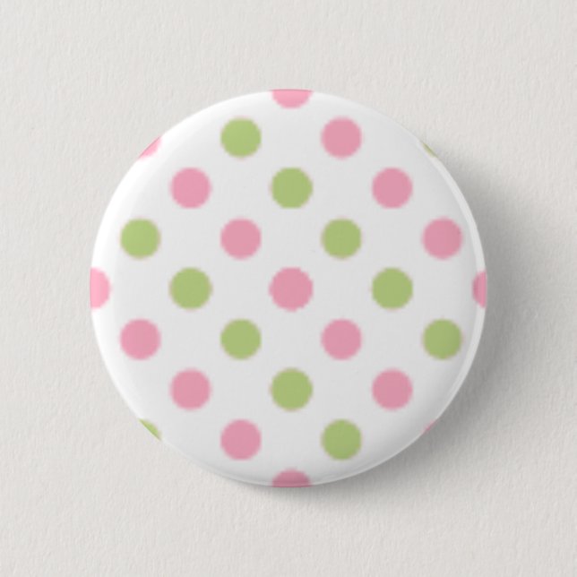 Grüner und rosa Knopf Button (Vorderseite)